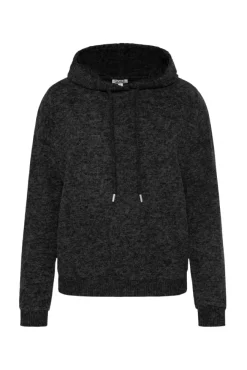 Damen CAMP DAVID & SOCCX Basic Hoodie aus Flauschstrick