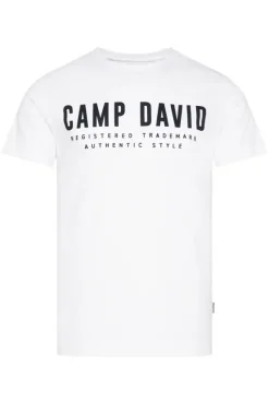 Herren CAMP DAVID & SOCCX Basic Logo T-Shirt