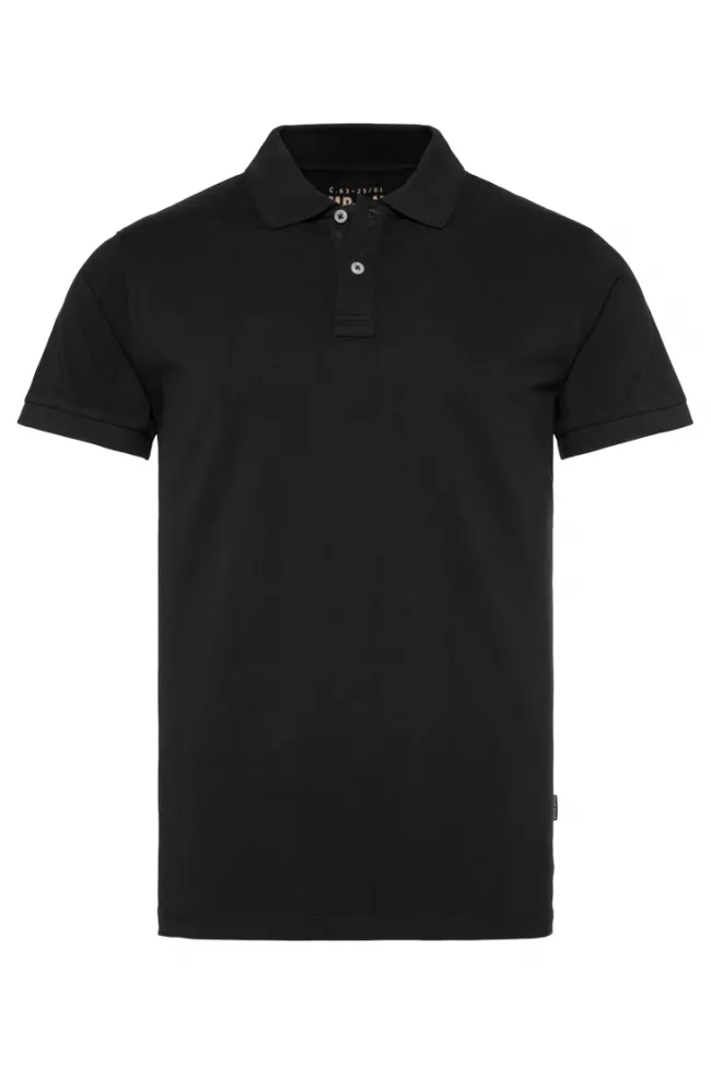 Herren CAMP DAVID & SOCCX Basic Pikee-Polo mit Trikotkragen