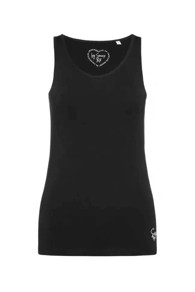 Damen CAMP DAVID & SOCCX Basic Top mit Mini Logo Print