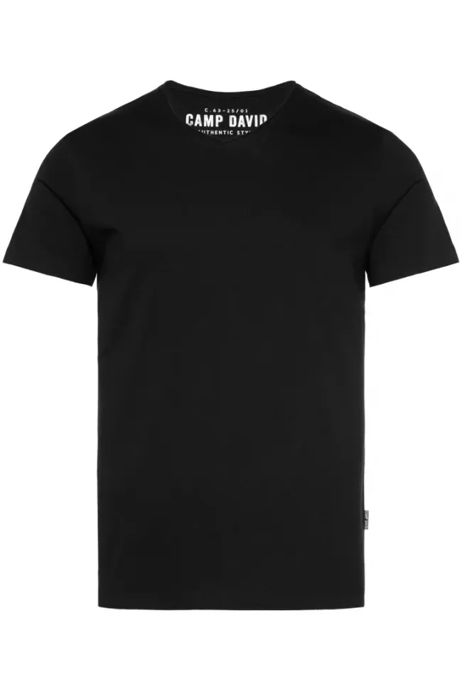 Herren CAMP DAVID & SOCCX Basic T-Shirt V-Neck 2er-Pack