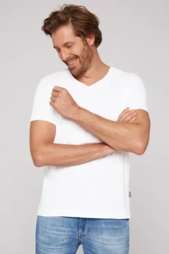 Herren CAMP DAVID & SOCCX Basic T-Shirt V-Neck 2er-Pack