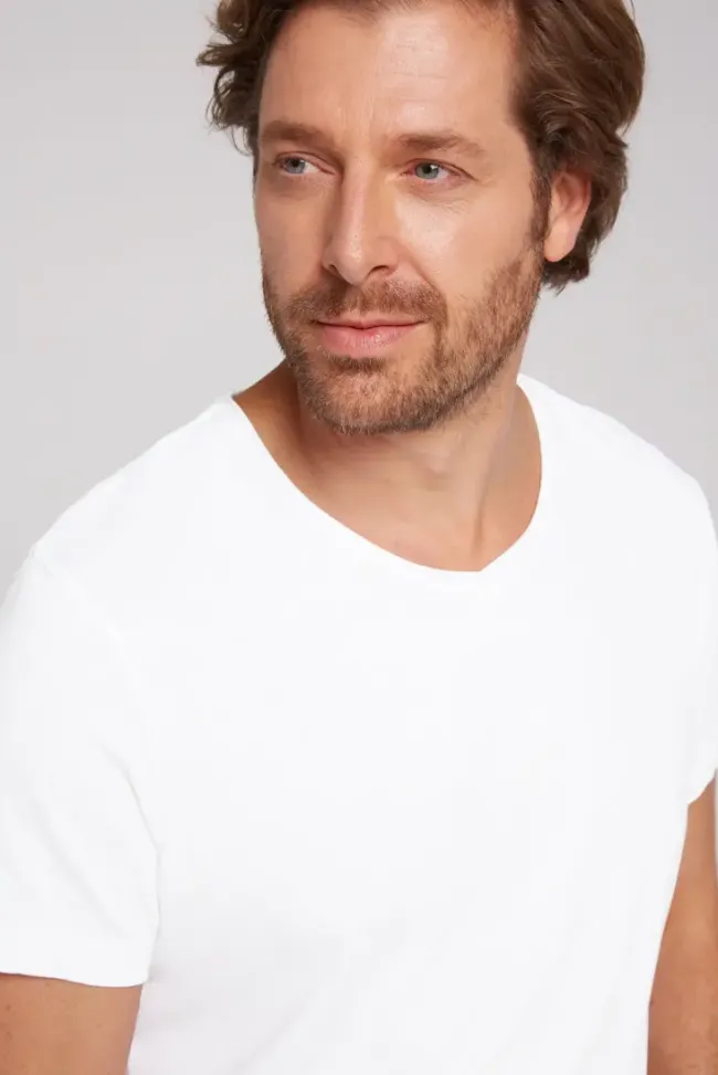 Herren CAMP DAVID & SOCCX Basic T-Shirt V-Neck 2er-Pack