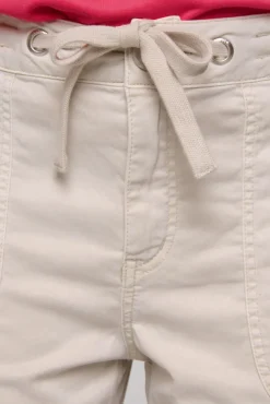 Damen CAMP DAVID & SOCCX Cargohose mit Print Artwork stone beige