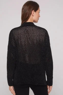 Damen CAMP DAVID & SOCCX Chenille-Cardigan mit Strickmuster