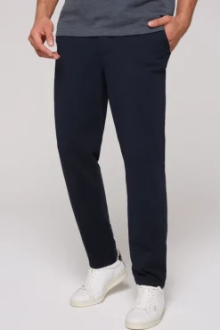 Herren CAMP DAVID & SOCCX Chinohose mit Jogger-Details blue navy