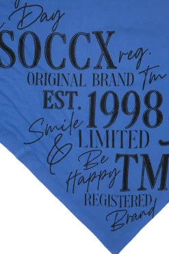Damen CAMP DAVID & SOCCX Dreieckstuch im Materialmix mit Artwork