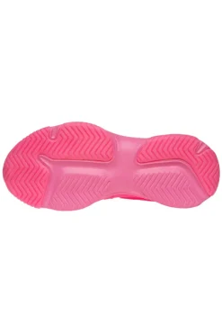 Damen CAMP DAVID & SOCCX Fashion Sneaker im tonigen Materialmix neon pink