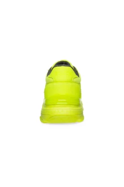 Damen CAMP DAVID & SOCCX Fashion Sneaker im tonigen Materialmix neon lime