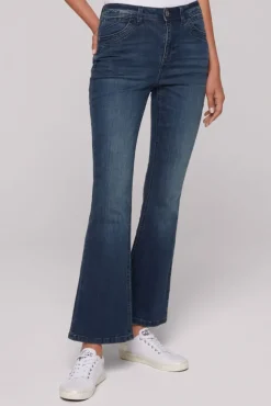 Damen CAMP DAVID & SOCCX Flared Jeans PA:LA Regular Fit deep sea