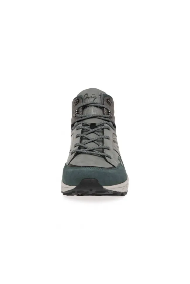 Herren CAMP DAVID & SOCCX High Top Hiking Sneaker mit Logo Artworks deep forest