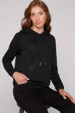 Damen CAMP DAVID & SOCCX Hoodie aus Interlock mit Artwork und Tapes