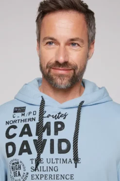 Herren CAMP DAVID & SOCCX Hoodie Dip Dye mit Artworks