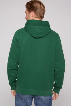 Herren CAMP DAVID & SOCCX Hoodie mit Artwork im Retro-Style raw green