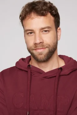 Herren CAMP DAVID & SOCCX Hoodie mit tonigem Logo Artwork