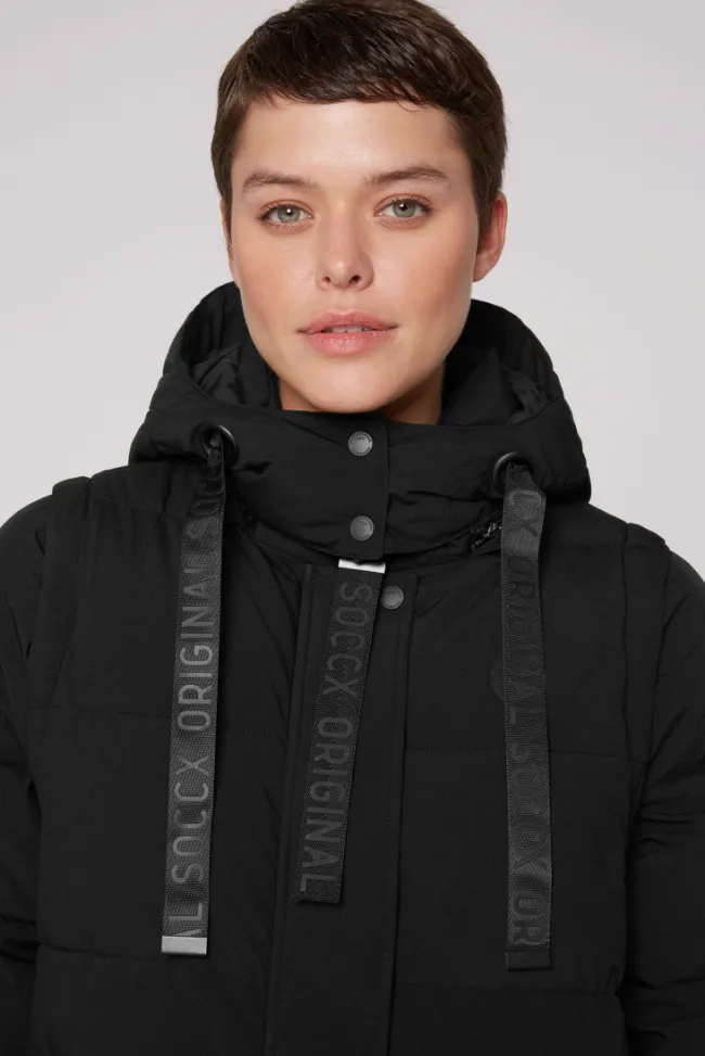 Damen CAMP DAVID & SOCCX 2-in-1 Puffer Coat und Weste