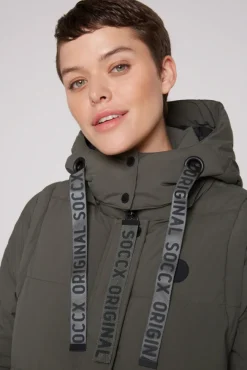 Damen CAMP DAVID & SOCCX 2-in-1 Puffer Coat und Weste