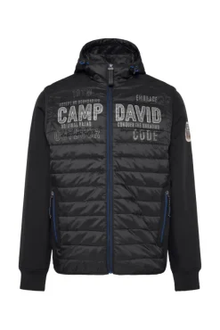Herren CAMP DAVID & SOCCX 2-in-1  Softshelljacke mit abtrennbaren Ärmeln /