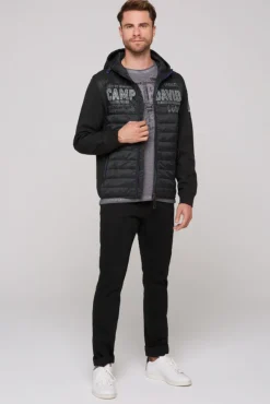 Herren CAMP DAVID & SOCCX 2-in-1 Softshelljacke mit abtrennbaren Ärmeln /