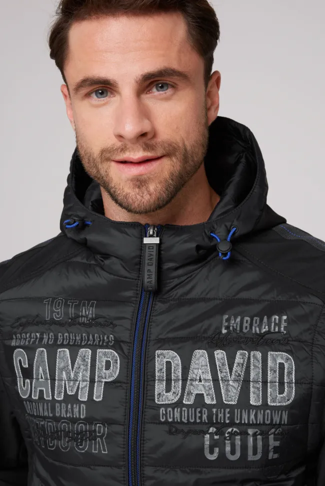 Herren CAMP DAVID & SOCCX 2-in-1 Softshelljacke mit abtrennbaren Ärmeln /