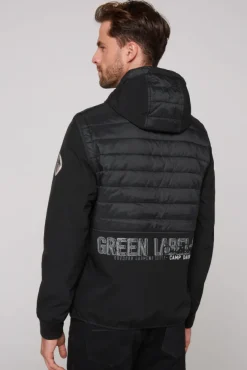 Herren CAMP DAVID & SOCCX 2-in-1 Softshelljacke mit abtrennbaren Ärmeln /