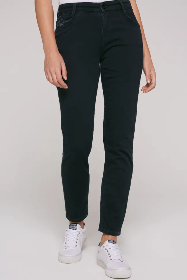 Damen CAMP DAVID & SOCCX Jeans DA:NA Regular Fit blue jogg