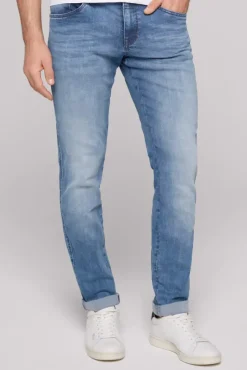Herren CAMP DAVID & SOCCX Jeans DA:VD Regular Fit ocean blue