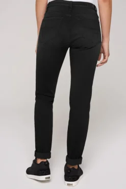 Damen CAMP DAVID & SOCCX Jeans HE:DI Slim Fit black used