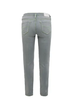 Damen CAMP DAVID & SOCCX Jeans KA:RA Slim Fit light grey used | 26 | 32