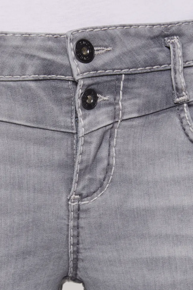 Damen CAMP DAVID & SOCCX Jeans KI:RY Slim Fit dark grey