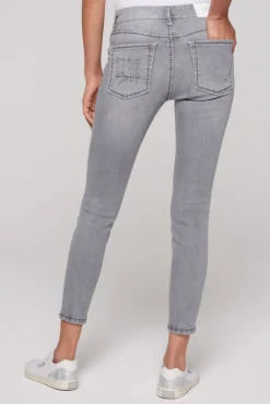 Damen CAMP DAVID & SOCCX Jeans KI:RY Slim Fit dark grey