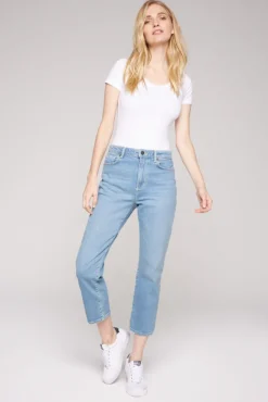 Damen CAMP DAVID & SOCCX Jeans LE:A Mom Fit easy blue