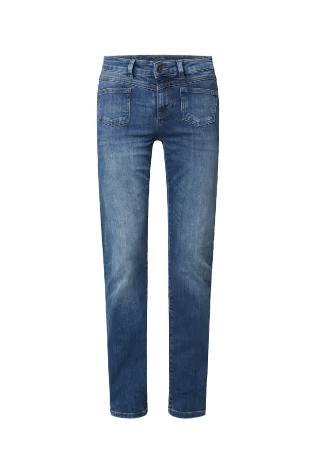 Damen CAMP DAVID & SOCCX Jeans MA:LU Regular Fit vintage blue used | 27 | 32