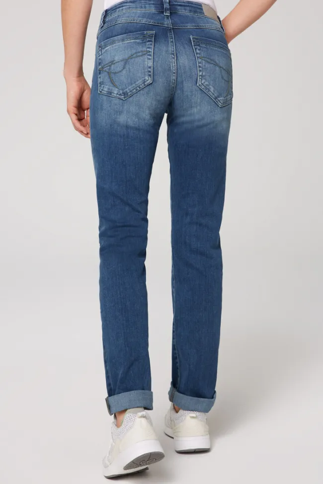Damen CAMP DAVID & SOCCX Jeans MA:LU Regular Fit vintage blue used | 27 | 32