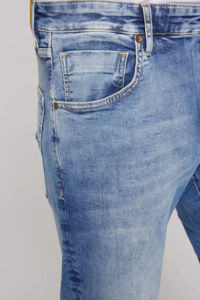 Herren CAMP DAVID & SOCCX Jeans MA:X Regular Fit salt blue used
