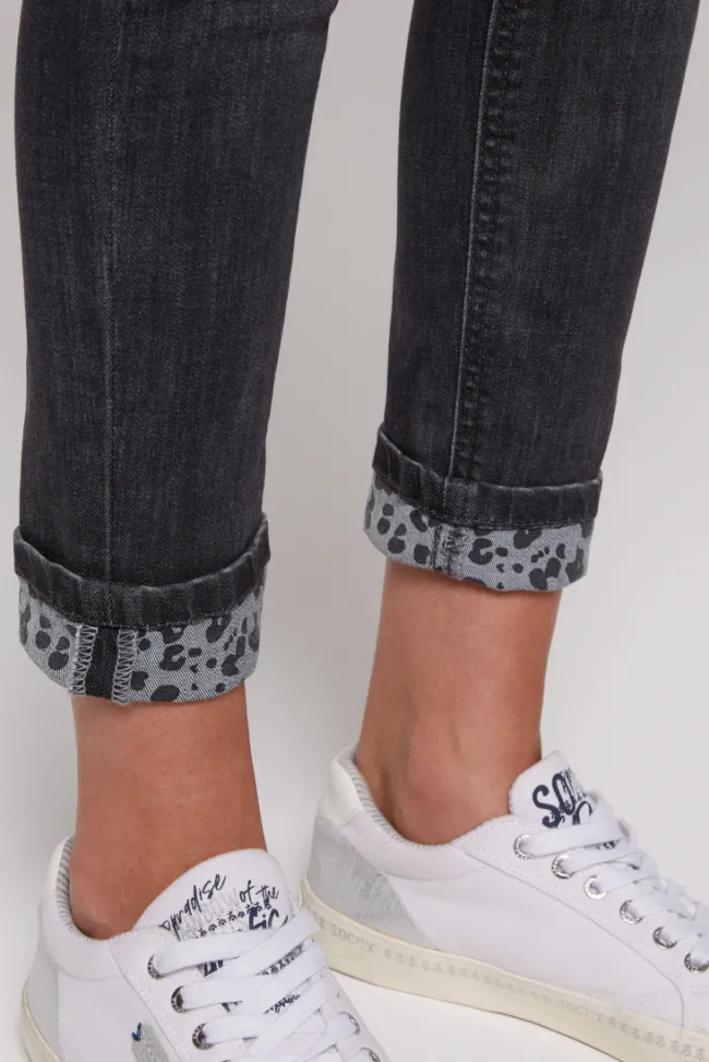Damen CAMP DAVID & SOCCX Jeans MI:RA Slim Fit black vintage