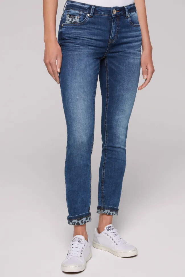 Damen CAMP DAVID & SOCCX Jeans MI:RA Slim Fit blue vintage