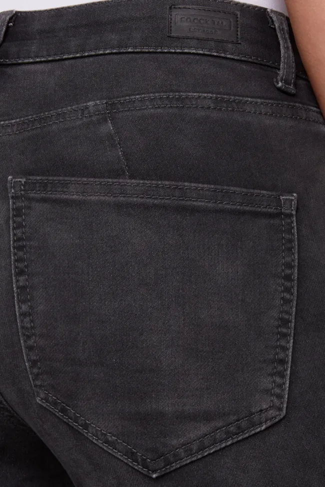 Damen CAMP DAVID & SOCCX Jeans MI:RA Slim Fit jogg grey printed