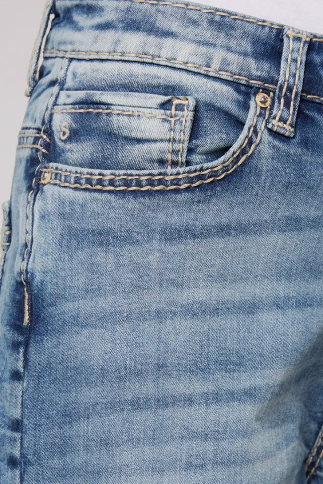 Damen CAMP DAVID & SOCCX Jeans NA:DI Regular Fit blue grey
