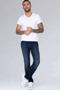 Herren CAMP DAVID & SOCCX Jeans NI:CO Regular Fit blue black vintage