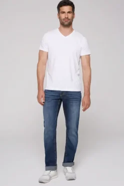 Herren CAMP DAVID & SOCCX Jeans NI:CO Regular Fit blue used