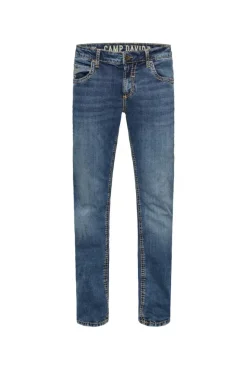 Herren CAMP DAVID & SOCCX Jeans NI:CO Regular Fit blue used