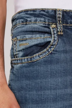 Herren CAMP DAVID & SOCCX Jeans NI:CO Regular Fit blue used