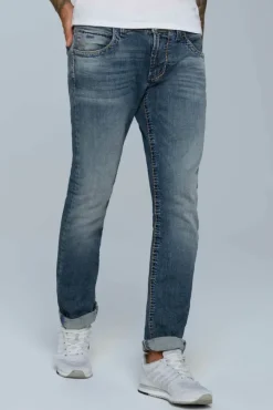 Herren CAMP DAVID & SOCCX Jeans NI:CO Regular Fit dark used vintage
