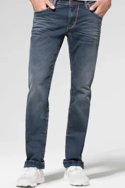 Herren CAMP DAVID & SOCCX Jeans NI:CO Regular Fit old blue used