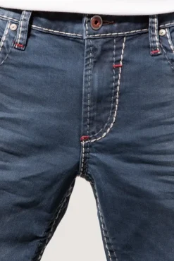 Herren CAMP DAVID & SOCCX Jeans NI:CO Regular Fit old blue used