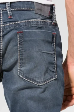 Herren CAMP DAVID & SOCCX Jeans NI:CO Regular Fit old blue used