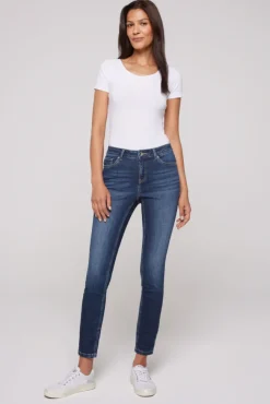 Damen CAMP DAVID & SOCCX Jeans PU:SH Slim Fit deep blue