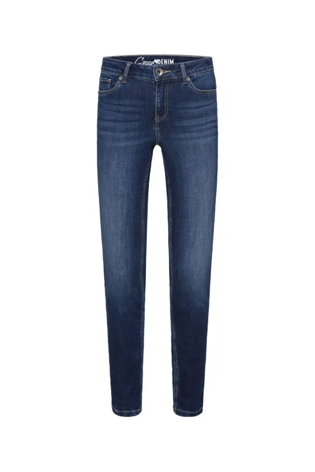 Damen CAMP DAVID & SOCCX Jeans PU:SH Slim Fit deep blue