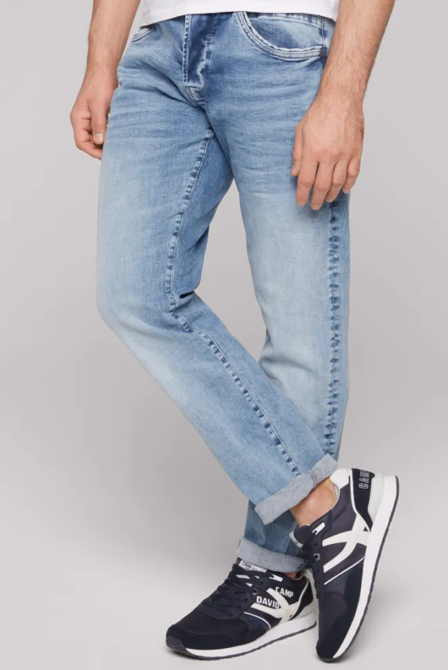 Herren CAMP DAVID & SOCCX Jeans RO:BI Slim Fit light vintage